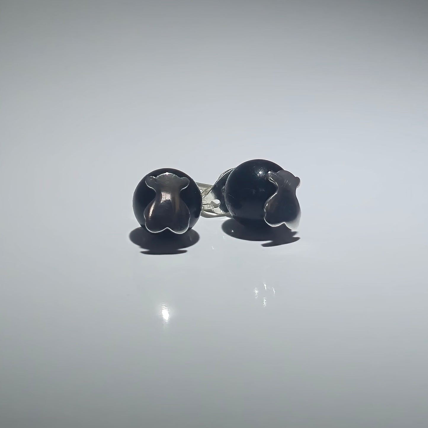 Silver Bear earrings